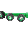 Close-up of three-pack misting nozzle atomizing for precise irrigation in the garden pro grade for fruit trees and crops.