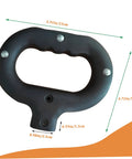 Universal Grab And Go Push Handle Replacement For Carts And Wagons Durable Plastic Wagon Trolley Hand Pull Upgrade Easy Install Fits Most Lawn Carts Garden Trolleys Hand Trucks And Outdoor Gear, black plastic handle 15x25 mm