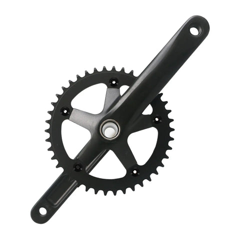 Five Pack M8 Chainring Bolts 7075 Aluminum Alloy CNC Nuts For MTB Road BMX Crankset with black hardware screws on crankset