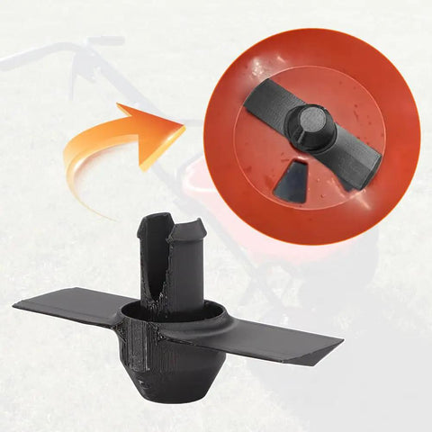 Upgraded Agitator Replacement For Echo RB60 Broadcast Spreader with extended mixing arm and 10mm lowering design