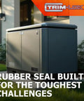 Rectangle Rubber Weather Seal With 3M Bonded Tape For Doors And Windows on outdoor generator