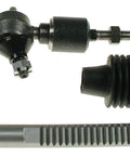 Marathon EZGO Golf Cart Steering Rack And Rod Kit With Ball Joint And Dust Boot Replacement Replaces OEM 15407 G1