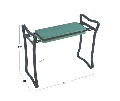 Folding Kneeler Garden Bench And Seat For Yard Work, A Real Workhorse That Converts From Kneeler To Chair, 23 Inch Wide Seat
