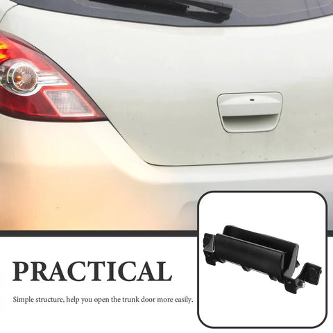 Badass Car Rear Trunk Door Handle Replacement Slick Exterior Hatch Latch No Sweat Mount Upgrade For Any Minivan And Suv Model Ride Ready Design Straight Fire Wear Resistance
