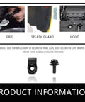 Image showing Twenty Pack Heavy Duty Car U Clips And Fender Liner Headlamp Assembly Screws With Solid Iron U Nuts for fender liner use.