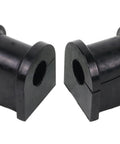 REV004.0068 Front 17mm Black Sway Bar Mount Bushing Premium Beefed Up Polyurethane Kit, pair shown