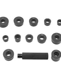 Transmission Bushing Driver Tool Kit, 13 Piece Master Set For GM 700R4, 4L60, 4L60E And 4L65E with knurled handle