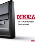 LiftMaster 882LMW Wi-Fi Multi-Function Garage Door Opener Control Panel With Yellow Learn Button, Easy Push Button Activation.