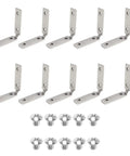 Effortless Install Right Angle Cabinet Corner Mounting Plates And Brackets For Cabinets And Wardrobes, screws included