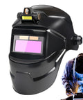 Auto Darkening Welding Hood With True Color Viewing System And Large Window For On Site Metalworking and Industrial Welding