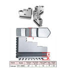 3 Jaw Lathe Chuck Jaws Kit 250mm Internal And External Soft Jaws For K11 250 with dimensions and specifications