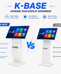 Ready To Roll 43 Inch Windows 11 Touch Kiosk delivering premium performance comparison with K-Base design features.