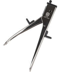Pro Grade Nickel Plated Nibbling Tool For Cutting Square Holes In Copper And Aluminum Panels Up To 0.047 Inches Thick, side view