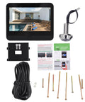 Components of Smart Video Doorbell Camera With 4.3 Inch Display, 1080P HD Video, WiFi Door Peephole Viewer, Tuya App Compatible