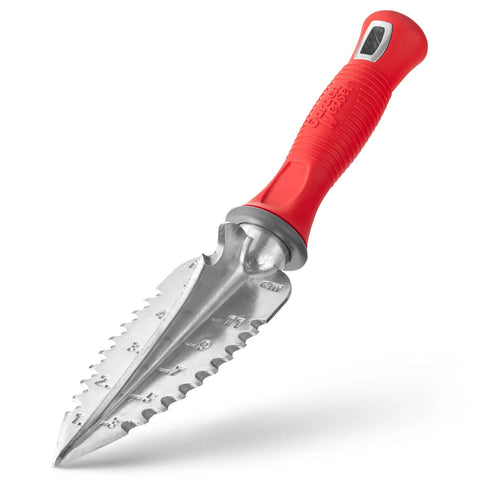 Pro Grade Multi Use Transplanter Tool For Garden Digging Cultivating Planting And Weeding Heavy Duty Hand Digging Trowel And Mini Shovel