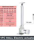 Heavy Duty 24V Electric Linear Actuator With Built In Hall Sensor Sync Kit 500Mm Stroke 6000N Force Motor shown with specifications and details.