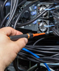 8-In-1 Insulated Screwdriver Set With Case 1000V Rated Includes Phillips 00 And 0 used on electronic equipment.