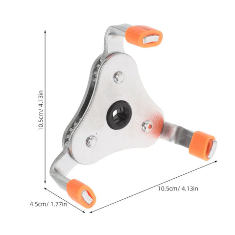 Ergonomic Smoke Sensor Removal Tool And Transducer Head Disassembler With Long Reach Handle For High Places And Facility Upkeep That Takes The Sweat Out Of Overhead Repair Work On Site, 10.5cm size.