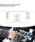 Three Piece Universal Hydraulic Cylinder Piston Rod Seal U Cup Installation Tool Kit Pro Grade Premium Steel Construction