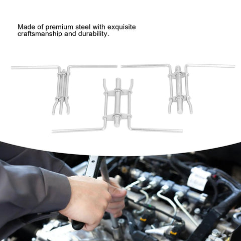 Three Piece Universal Hydraulic Cylinder Piston Rod Seal U Cup Installation Tool Kit Pro Grade Premium Steel Construction