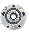 Front view of rear wheel hub bearings assembly replacement for 2011 to 2019 Ford Explorer and Police Interceptor Utility.