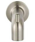 Studio S Slip On Diverter Tub Spout in Brushed Nickel, 6 Inch Spout Center, All Metal Construction for Half Inch Copper Pipe