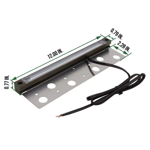 12 Inch LED Hardscape Lighting Kit for Paver Walls and Steps Low Voltage 12V AC DC 22 LED Chips with prewired leads and bracket