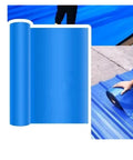 Blue 10m Self Adhesive Roof And Wall Repair Tape Waterproof And Heat Resistant With Mega Strong Adhesion applied on roof surface