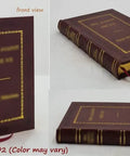 Enamel Industry Raw Materials And Chemical Technology 1914 Edition Premium Leather Bound Collectors Guide, 286 Pages, English, front and spine views.