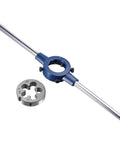 Round Die Stock Handle Wrench Set With 5/8-18 UNF Thread Die And 38mm Die Holder Adjustable for Bolt Thread Repair