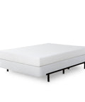 Full Size Heavy Duty Metal Box Spring With No Sweat Setup And Five Year Warranty Durable Mattress Support keeps mattress stable.
