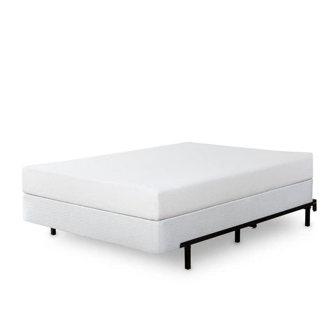 Full Size Heavy Duty Metal Box Spring With No Sweat Setup And Five Year Warranty Durable Mattress Support keeps mattress stable.