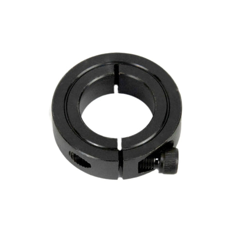 5/8 Inch Bore Single Split Shaft Collar With Set Screw, 1-5/16 Inch Outer Diameter, 7/16 Inch Width, Carbon Steel, 4 Piece Pack For Secure Shaft Positioning