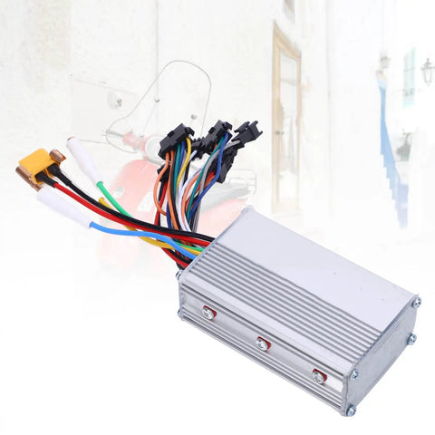 48V 25A 1200W Brushless Motor Speed Controller For Electric Bicycles Scooters ATVs Go Karts Tricycles And Mopeds with aluminum case and wiring