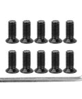 10 Piece Replacement Screw Kit With Driver For Mijia M365 Electric Scooter, Durable Metal Screws With Precise Threads, Easy To Install