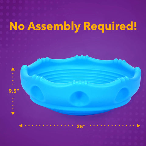 Two Sided Rock Around Wobble Disk And Climbing Dome For Toddlers And Kids, Rocking And Climbing Fun, Blue, No Assembly Required, USA