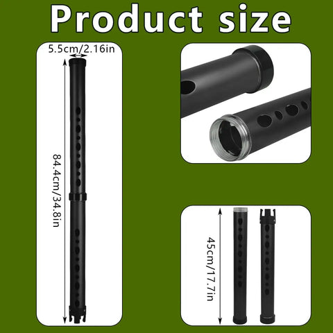 Aluminum Golf Ball Retriever With Extendable Tube For Effortless Ball Pickup No Bending Back Saver Lightweight Rust Resistant