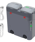 Two-Way Charging Hub For Air 3S And Air 3 Drones, Fast Charger Case Station with cables, dual battery slots