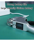 Heavy Hitter Digital Hardness Meter With Quick Read Display For Fast Metal Gauging 0.6 To 8 Mm Range showing battery indicator on portable tester.