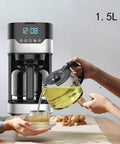 Four Cup Coffee Maker With Timer Pause And Pour Anti Drip Brew For Real Kickass Flavor Stainless Steel Carafe brewing tea