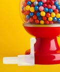 4 Pack Heavy Duty Beefed Up Plastic Candy Machine Gear Assembly Replacement Parts For Gumball Machines Universal Compatibility Wear Resistant Drive Gear Set For Durable Repair And Smoother More Efficient Operation, red gumball machine with clear candy globe