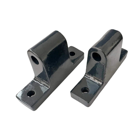 Door Hinge Kit 2 Pieces Compatible With Skid Steer Loaders S510 S530 S550 S570 S590 S595 S630 S650 S740 S750 S770 S850 A770 And Compact Track Loaders T450 T550 T590 T595 T630 T650 T740 T750 T770 T870 Part Numbers 7305580 7176593 – two sturdy metal hinge plates