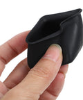 Close-up of black silicone chair leg protector from Silicone Chair Leg Protectors Non Slip Furniture Pads Set Of 16 For Hardwood Floors