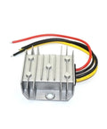 Heavy Duty 48V To 24V DC Buck Converter Power Supply 5A 120W Step Down Voltage Regulator Module with aluminum casing and wires.