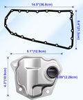 Dimensions for Heavy Duty Transmission Filter Kit With Gasket Set And Oil Cooler Filter For 20 Hole Transmissions Replaces OE 31728-1XF02