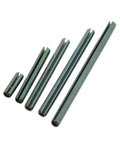 Set Of 50 Plain Black Steel Roll Pins Slotted Spring Pins For Quick Metal Fastening 3 Thirty Second Inch Diameter