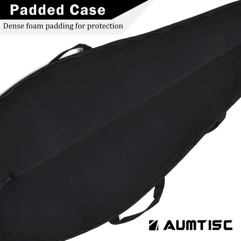Open Soft Rifle Case With Adjustable Shoulder Sling And External Pocket Durable 44 Inch Long Gun Case For Shotguns And Scoped Rifles