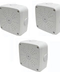 Rugged All Weather Ready Rainproof Dustproof Junction Box For Outdoor And Indoor Projects With Security Camera Bracket Pack Of 3 115 x 115 x 50mm Universal Electrical Enclosure