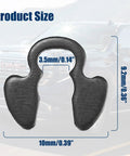 Chevy Shift Cable Clips 10 Pack For Silverado Sierra 4L80E 4L60E, product size shown with measurements in millimeters.