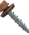 Top Shelf One Inch Metal Roofing Screws With Copper Finished Hex Washer Heads and Thick EPDM Sealing Washers for no sweat drilling
